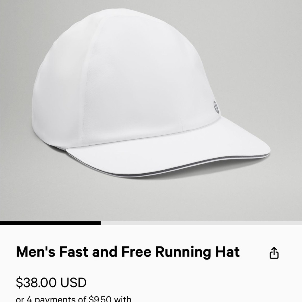 Men’s fast and free lululemon hat